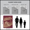 Sweet Home Collection NCAA Florida State Seminoles Microfiber Plush Throw Blanket - 3 of 4
