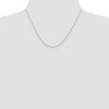 Black Bow Jewelry 0.8mm Sterling Silver Hollow D/C Octagonal Box Chain Necklace - 3 of 4