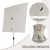 GRANDPATIO 6' x 4' Rectangular Market Umbrella - 4 of 4