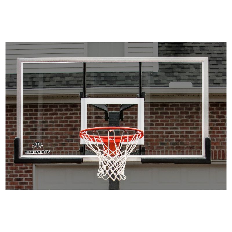 Silverback B5400W In-Ground 54" Glass Basketball Hoop System, 2 of 9