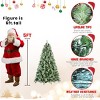 Artificial 5ft Green Christmas Tree with 694PVC/Hard Needle Mixed Branch Tips,Pine cone,Hinged Premium & Foldable Base - 2 of 4