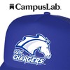 University Of Alabama Huntsville Primary Logo Foam Trucker Cap Royal Os - 4 of 4