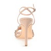 Journee Collection Womens Arlette Tru Comfort Foam Open Toe High Stiletto Pumps Nude 12 - 3 of 4
