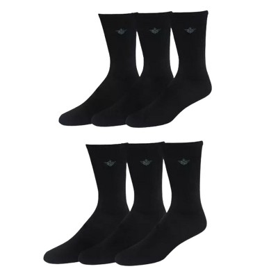 Dockers Men's Socks & Hosiery - 6-Pack Cushioned Athletic & Dress Crew Socks for Men