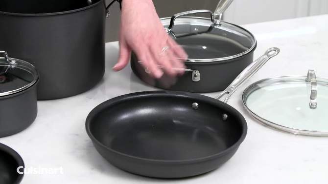 Cuisinart Chef&#39;s Classic 17pc Non-Stick Hard Anodized Cookware Set - 66-17N, 5 of 6, play video