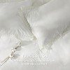Cotton Duvet Cover Boho Textured Embroidery Jacquard Duvet Cover Set Soft and Breathable Bedding Set for All Seasons - 3 of 4