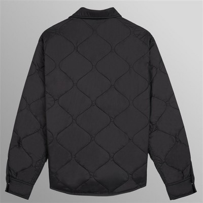 Members Only Men's Quilted Shirt Jacket - Black - X Large — фото 7