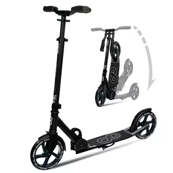 Crazy Skates Black Foldable Kick Scooter Great Scooters For Teens And Adults :