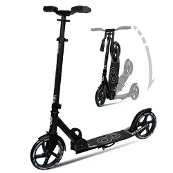 Crazy Skates Black Sydney (Syd) Foldable Kick Scooter - Great Scooters For Teens And Adults