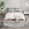 HOMCOM Area Rug, Vintage Machine Washable Rug, Non-Slip Floor Carpet for Living Room, Bedroom, Dining Room, Home Office - 2 of 4