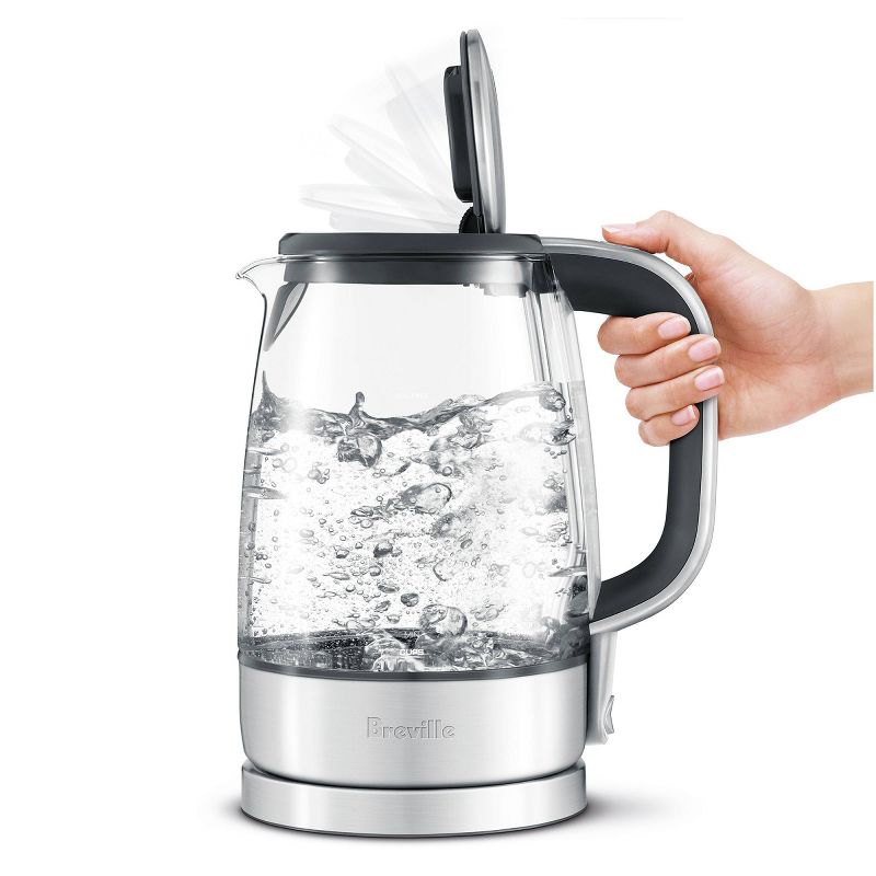 Breville 56oz The Crystal Clean Glass Electric Kettle BKE595XL, 3 of 4