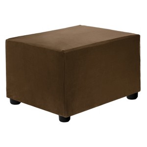 Unique Bargains Stretchy Soft Comfortable Rectangular Foot Stool Cover - 1 of 4