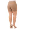 Rekucci Curvy Woman Slimming Cuffed Shorts – Pull-On Mid-Rise with Pockets - 3 of 3