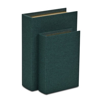 Cheung's Canter Isle Linen Book Box Set - Dark Green