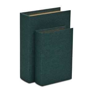 Cheung's Canter Isle Linen Book Box Set - Dark Green - 1 of 4