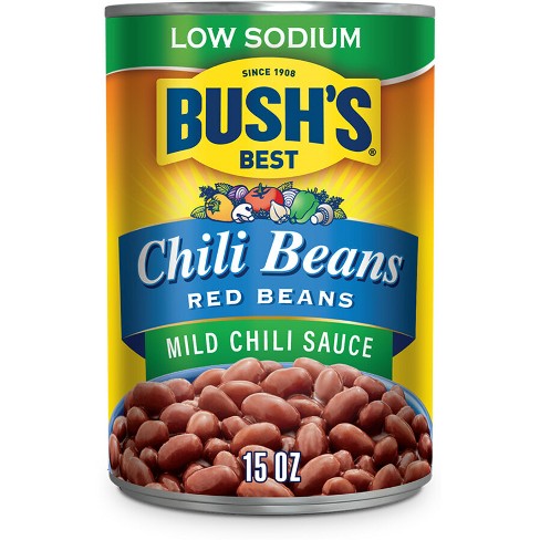 Bush's Low Sodium Red Beans in Mild Chili Sauce - 15oz - image 1 of 4