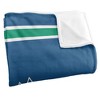 Florida Gulf Coast University Primary Logo Silky Touch Blanket White 50x60 - 3 of 4