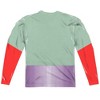 Men's Batman Classic Tv Riddler Uniform (Frontback Print) Long Sleeve Costume T-Shirt - 3 of 4