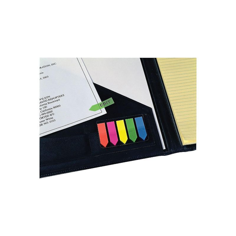 Redi-Tag Write-On Arrow Flags Plain 1-3/4"x15/32" 125/PK AST Neon 31118, 4 of 5