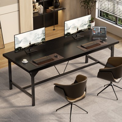 Aheaplus Modern Laptop Computer Table for Home Office Workstation