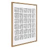 Kate and Laurel Sylvie Corners Framed Canvas by Apricot and Birch, 28x38, Natural - 2 of 4