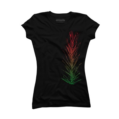 Junior's Design By Humans Feel like Christmas By Alice9 T-Shirt