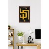 Trends International MLB San Diego Padres - Logo 25 Framed Wall Poster Prints - 2 of 4