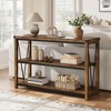 Farmhouse Entryway Table,47 Inch Narrow Long Console Table with Storage - 3 of 4