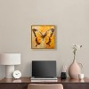 Art Remedy Golden Ochre Butterfly II Elegant Butterfly Wall Art Framed - 2 of 4