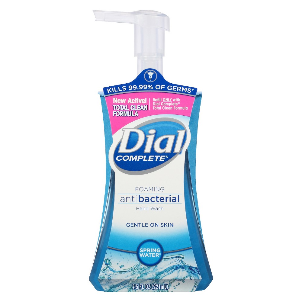 UPC 017000054001 product image for Dial Complete Spring Water Foaming Antibacterial Hand Wash - Blue (7.5 fl oz.) | upcitemdb.com