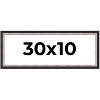 PosterPalooza | Panoramic Simple Silver Picture Frame - UV Acrylic, Foam Board Backing, Hanging Hardware - 2 of 4