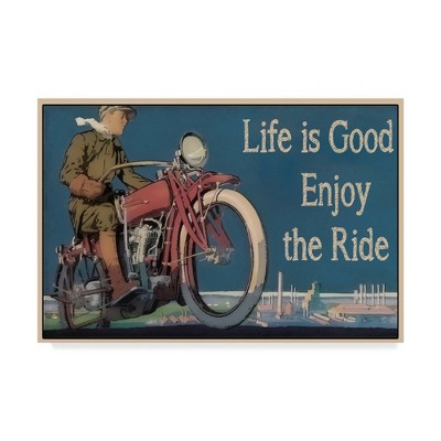 16" x 24" Life Is Good by Jean Plout - Trademark Fine Art