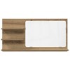 CLIHOME Mirror Engineered Wood, Acrylic Medium Bathroom Mirror Cabinet with 3 Shelves - 4 of 4