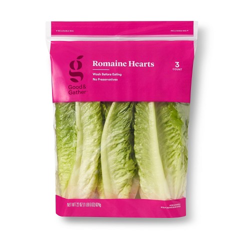 Romaine Hearts - 3ct/22oz - Good u0026 Gather™ : Target
