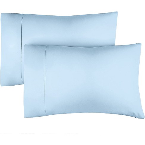 Cgk Linens Pillowcase Set Of 2, 400 Thread Count 100% Cotton In Light ...