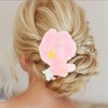 Unique Bargains Flowers Pattern Hair Clip 5.31"x3.54" Light Pink 1 Pc - 2 of 4