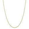 Black Bow Jewelry 2mm 10k Yellow Gold D/C Quadruple Rope Chain Necklace - 3 of 4