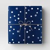 30" 50 sq ft Christmas Roll Wrap Dots and Stars on Navy - Wondershop™ - 2 of 3