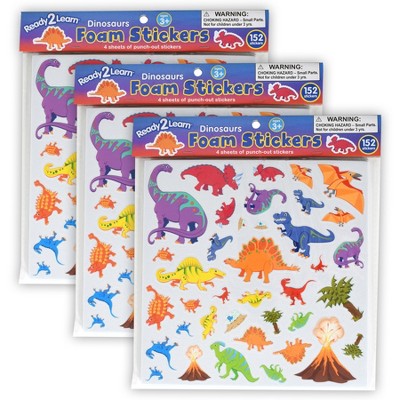 Foam Stickers - Dinosaurs - Pack of 152 - CE-10085, Learning Advantage