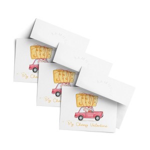 Valentine's Day Friendship Greeting Card Pack Sets, 'My Cheesy Valentine Mice' (3 ct) by Ramus & Co - 1 of 4