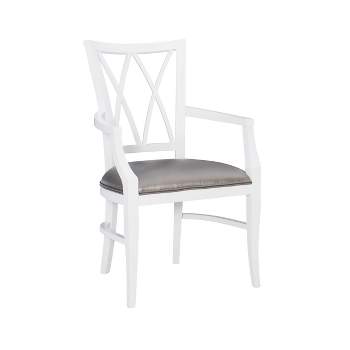 Aberle Arm Chair White - Linon