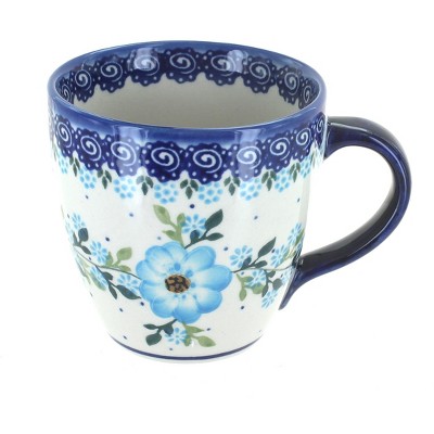 Blue Rose Polish Pottery Daphne Mug