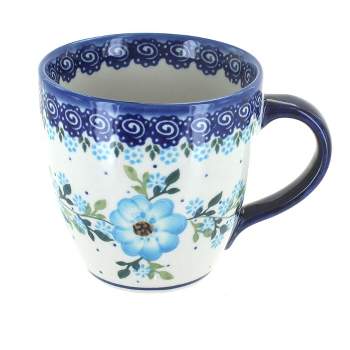 Blue Rose Polish Pottery A348-Andy Mug