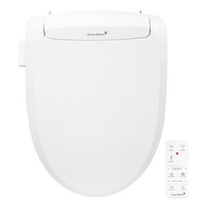 SmartBidet SB-100R Electric Bidet Toilet Seat for Elongated Toilets White - 1 of 4