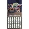 Trends International 2025 Star Wars Mandalorian Grogu Bilingual French Wall Calendar: Monthly 12x12" Paper, All Ages - 3 of 4