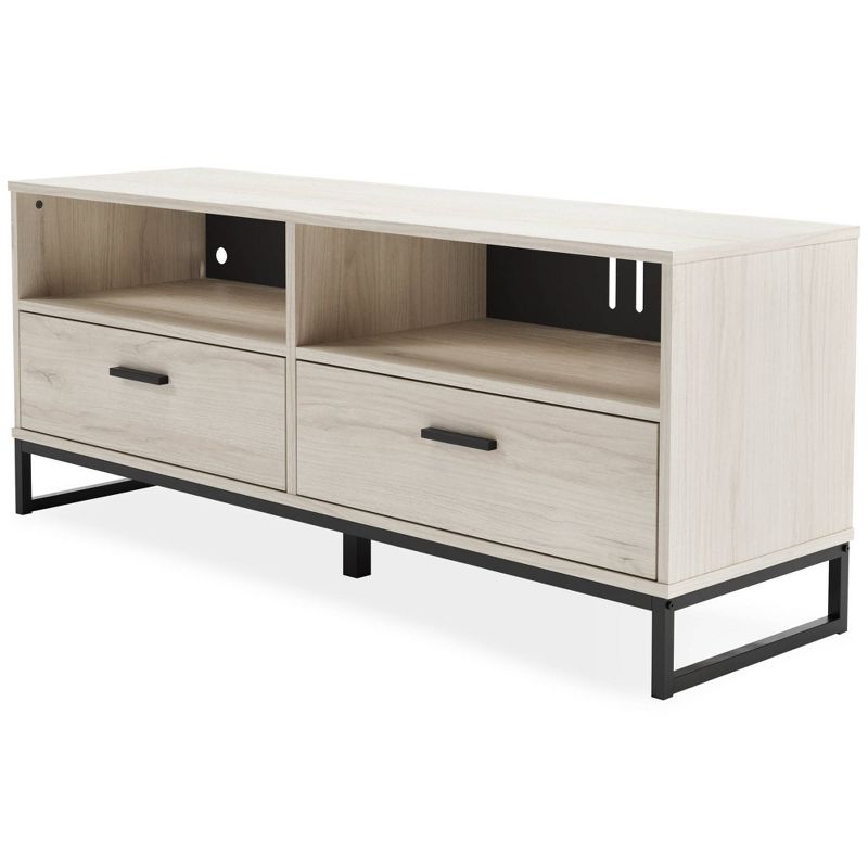 59&#34; Socalle TV Stand for TVs up to 63&#34; White/Black/Gray - Signature Design by Ashley, 4 of 8