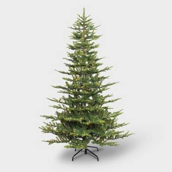 7.5ft Pre-Lit Full Sierra Pine Artificial Christmas Tree Clear Lights - Wondershop™