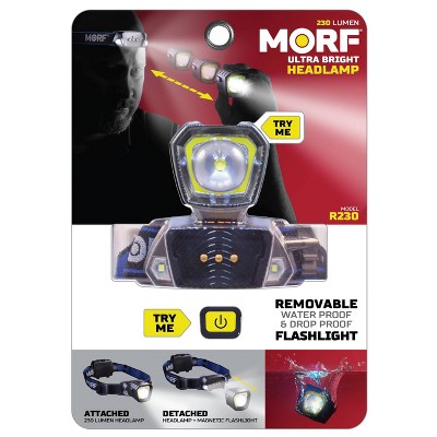 Police Security MORF Rugged 3-in-1 Removable LED Headlamp