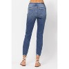 Women's High Waist Destroyed Relaxed Fit Denim Jeans - Judy Blue - 3 of 4