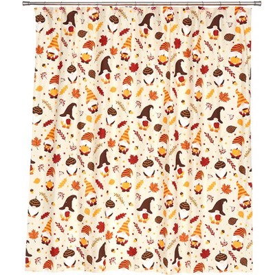 The Lakeside Collection Gnome Acorn Bath Collection - Shower Curtain
